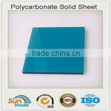 sky blue 2mm polycarbonate sheet