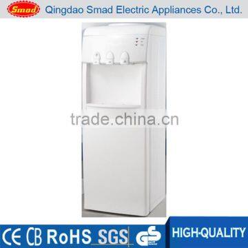 Plastic hot and cold vertical water cooler/water dipenser