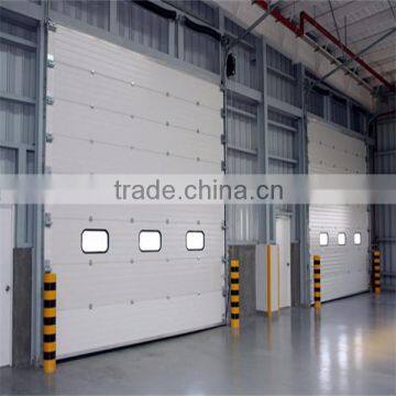 Factory Remote Control Overhead Industrial Solid Sectional Door Design