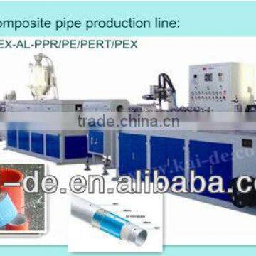 argon arc butt welding aluminum plastic composited pipe extrusion plant