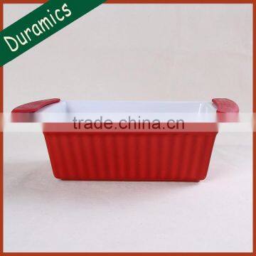 Popular baking dishes for kitchenware and cookware with silicon handle