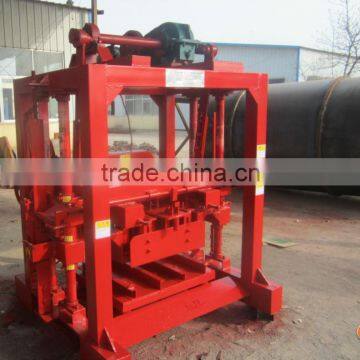 Small semi hand concrete block molding machine QTJ40B2 QTJ4-40B2from Huarun Tianyuan factory