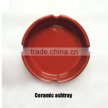Liling Custom Logo Reaction Glaze Cigar Ceramic Ashtray