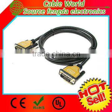 OEM vga/dvi cable assembly hdb 15-pin plug vga cable