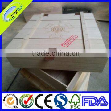 Small Wooden Boxes, Unfinished, Hinged Lid, With Clasp photo-3