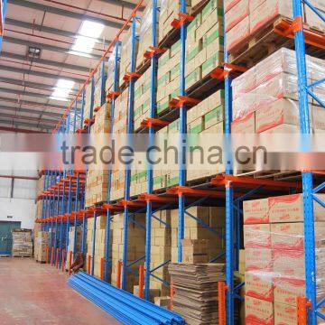 CE Blue and Orange Warehouse Drive in Pallet Rack System photo-3