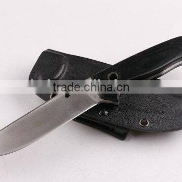 OEM Micarta handle fixed blade hunting knife with K sheath