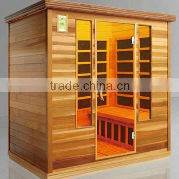 Select 4 Ultra Low EMF Far Infrared Sauna Room Portable Cabins For Sale