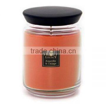 Fashion Natural Glass Jar Candle Colorful With Kid