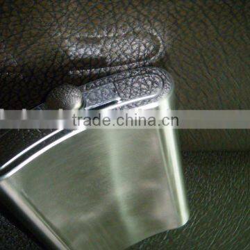 Stainless steel 64oz wine flask With Captive Top