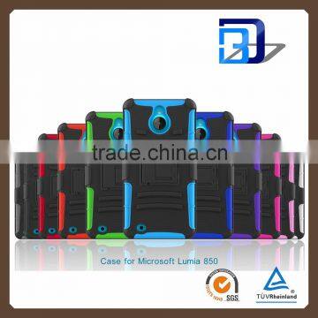 Buy From China Online 3 in 1 Holster Silicone + PC Hybrid Handy Kickstand Belt Clip Case for Microsoft Lumia 850 Accessories photo-6