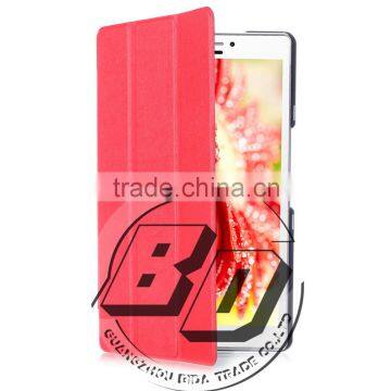 Wholesale Popular Threes Folding Leather Tablet Cover Flip Silk Print Case For ASUS Zenpad 7 Z370C Tablet Case Fast Delivery photo-2