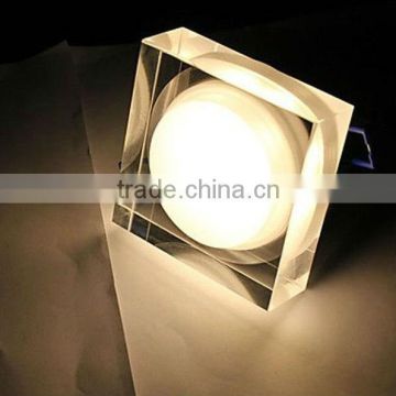 7w aluminum heatsink dimmable led downlight