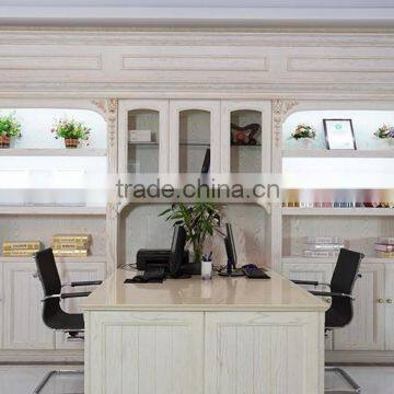 Bookcase with working desk