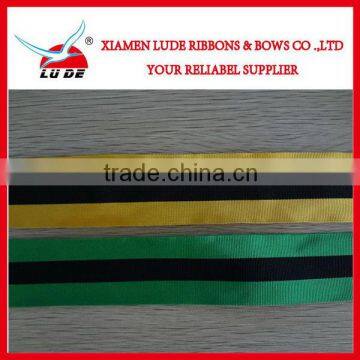 2015 Hot Sales Grosgrain Printed Stripes Ribbon