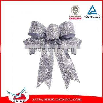 2015 Large Ribbon Christmas Bow,xmas Holiday Decoration Fabric Ribbon Bows photo-3
