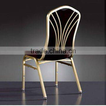 Luxury Modern Hotel Banquet Hall Chair Stainless Steel Legs Dining Chair photo-5