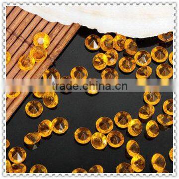Wedding Acrylic Diamond Orange Scatter For Lucite Table Confetti