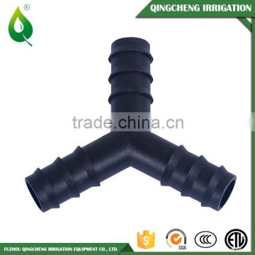 Dn16 Tubing Dip Fittings Plastic Y Pipe Connector