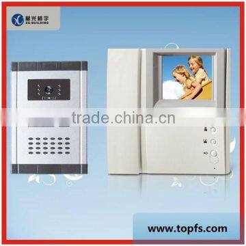 Villa video door intercoms with handset and 3.5" and 4" screen for choice