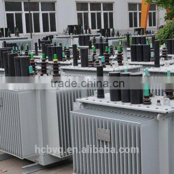 Oil filled electric power distribution step up transformer price 6~20KV