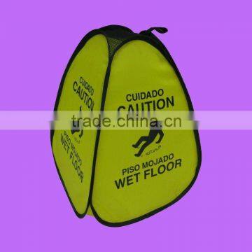 polyester material caution basket