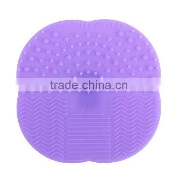 Mini Cosmetic Brush Washing Scrubber With Suction Cup Silicone Makeup Brush Cleaning Pad photo-4