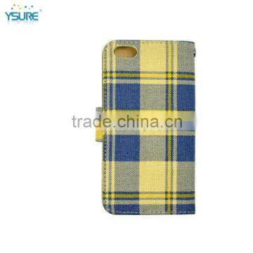 2015 Best Design Hot Sale Colorful Stripe Pattern Denim Leather Case For Lenovo VIBE Z2 PRO K920 With Card Slots and PVC ID Slot