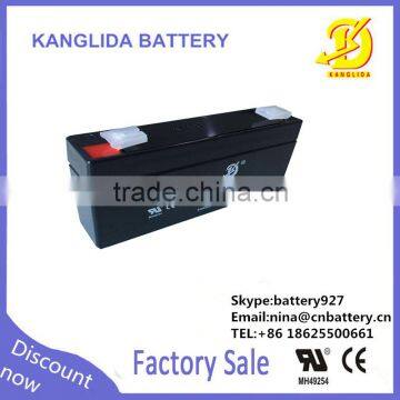 6v 1.3ah rechargeable maintenance free storage lead acid electronic balance battery