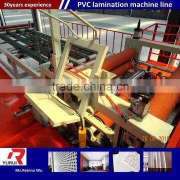 Whole Life After-sale Service Pvc Laminated Steel Sheet Pvc Laminated Gypsum Ceiling Tiles Machine Production Line