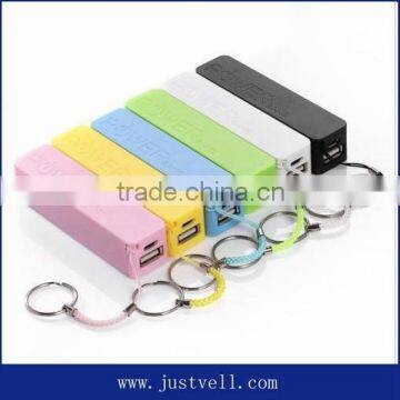Hot selling portable battery charger, power bank, 2600mah powerbank