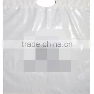 top fold die cut handle plastic bag