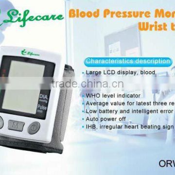 CE approved watch wrist blood pressure monitor ningbo factory