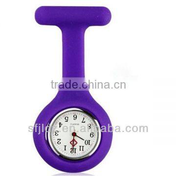 Safety pin silicon rubber nurse watch 10 colorsors