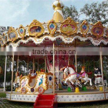 Children Games! Amusement Park Rides 24seats Kids Ride Luxury Carousel photo-5