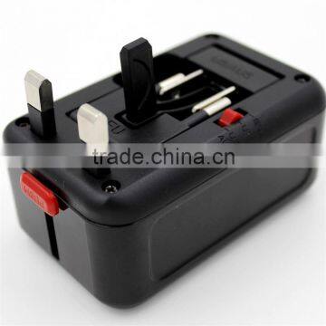 Worldwide Travel Adapter Two USB Ports Universal World Wide All-in-one Safety Travel Charger Wall Charger Adapter Plug photo-4