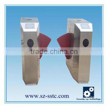 High speed new design RFID access control flap turnstile barrier gate