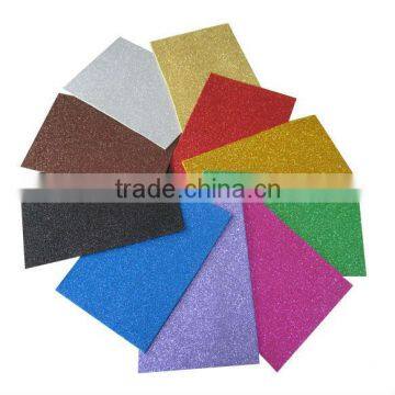 ISO9001 approved factory colors glitter eva foam sheets for craft