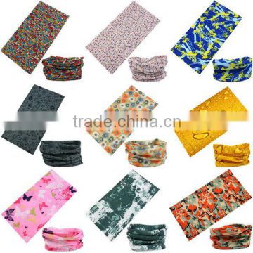 100 polyester elastic seamless neck tubular bandana