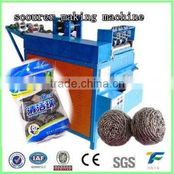 automatic spiral wire scourer making machinewith high output 10 kg per hour