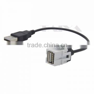 Keystone USB 2.0 Female To Male With Short Cable