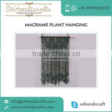 Cotton Knitted Wall Hanging Macrame Plant Hangers by Supplier
