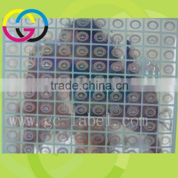 Hot wholesale printing laser label self-adhesive label stickers