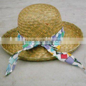 Summer natural straw hat