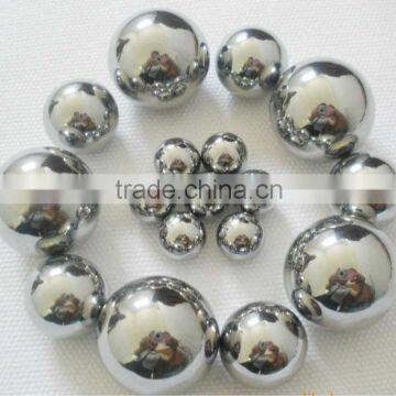 g1000 3/16"4.763mm 3/8" 9.525mm good quality stainless steel ball for bicycle made in china