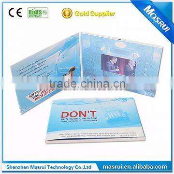 4.3 Inch Video Brochure Digital Marketing Video Booklet