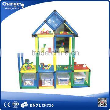 new style plastic Children Cabinet, Kindergarten Classroom Children Toy Storage Cabinet