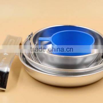 Factory Direct Sale Useful Aluminum Camping Cookware Mess Kit photo-2