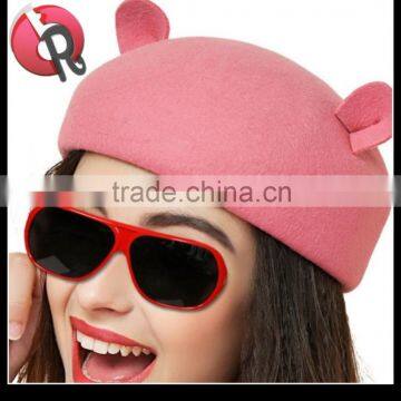 Latest Trendy Designer Girls Hats Caps With Cute Cat Ear Fancy photo-2