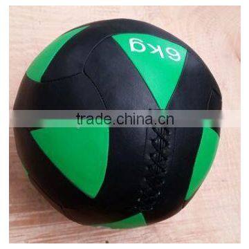 High Quality Gym Equipment Crossfit Wall Ball Leather Medicine Ball